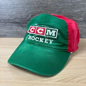Minnesota‎ Wild Hat Cap Fitted S/M Green CCM Vintage Hockey Pro OK'D Mens